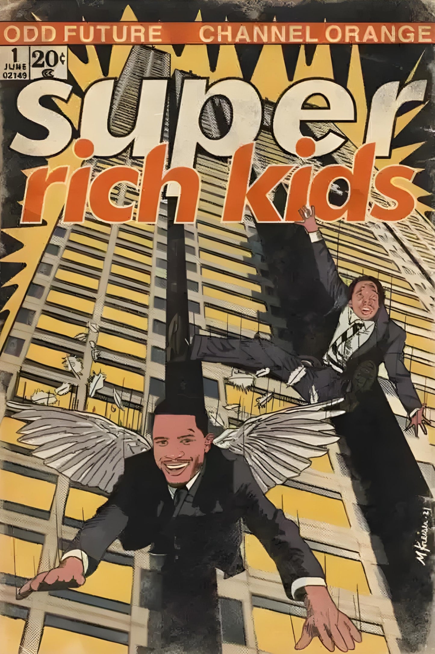 Frank Ocean | Super Rich Kids Comic Poster