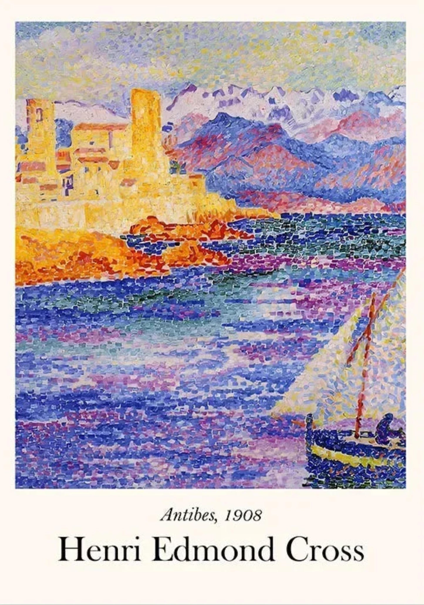 Henri Edmond Cross | Antibes 1908 | Impressionist Landscape