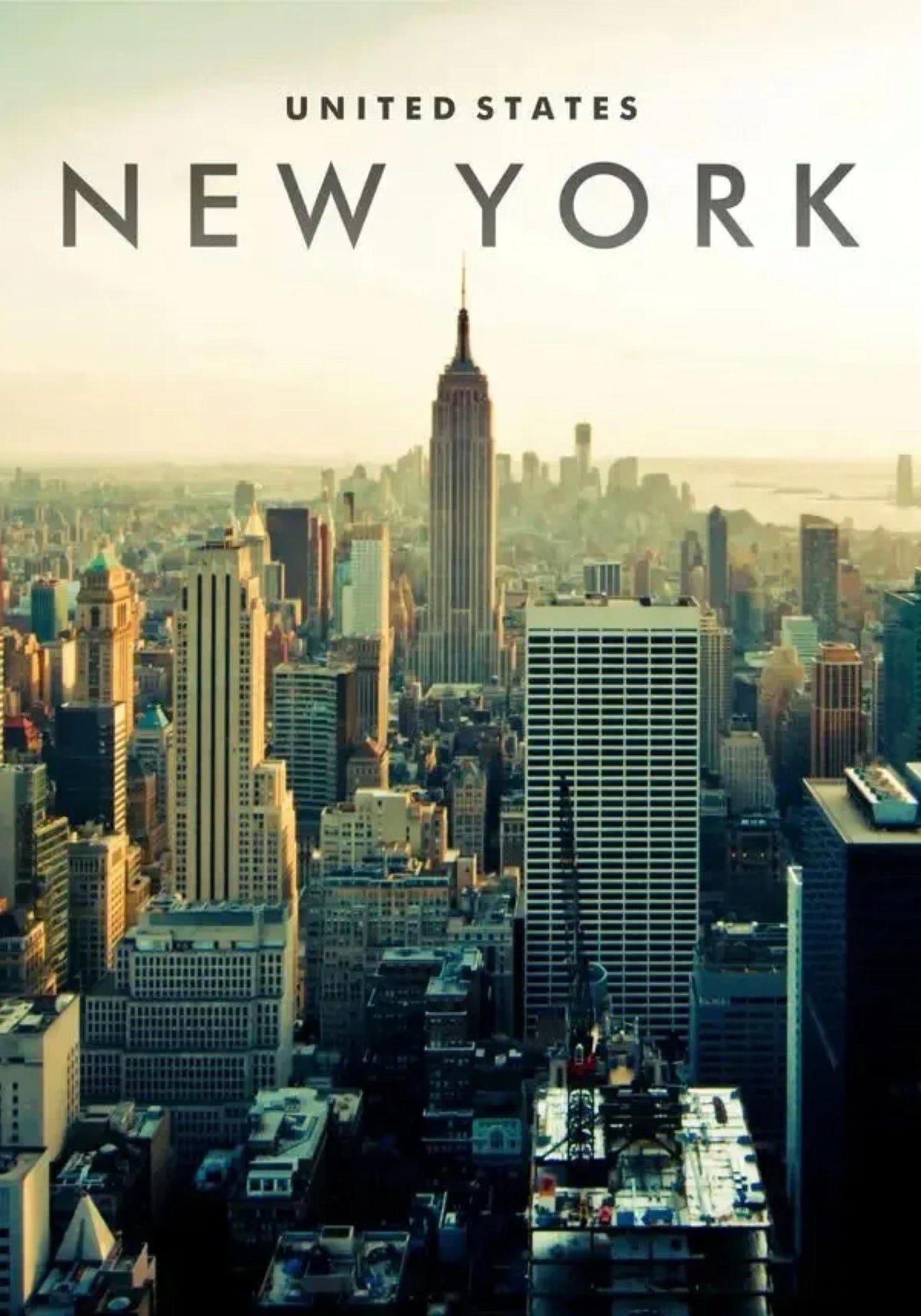 Empire State Building Skyline Poster | Iconic New York City Views | Timeless Urban Landscape Art | United States Decor