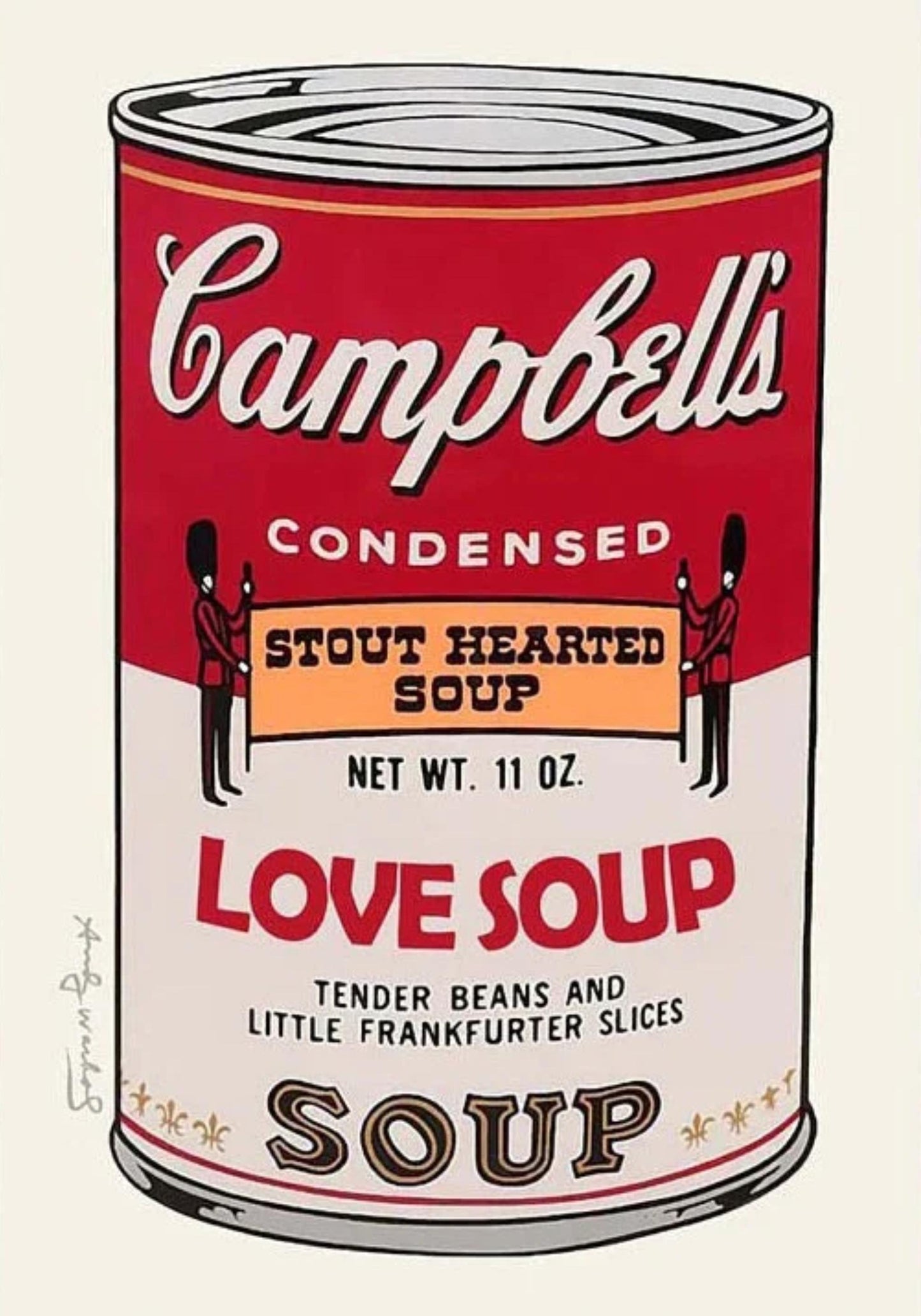 Warhols Campbell's Soup | Pop-Art-Vintage-Stil