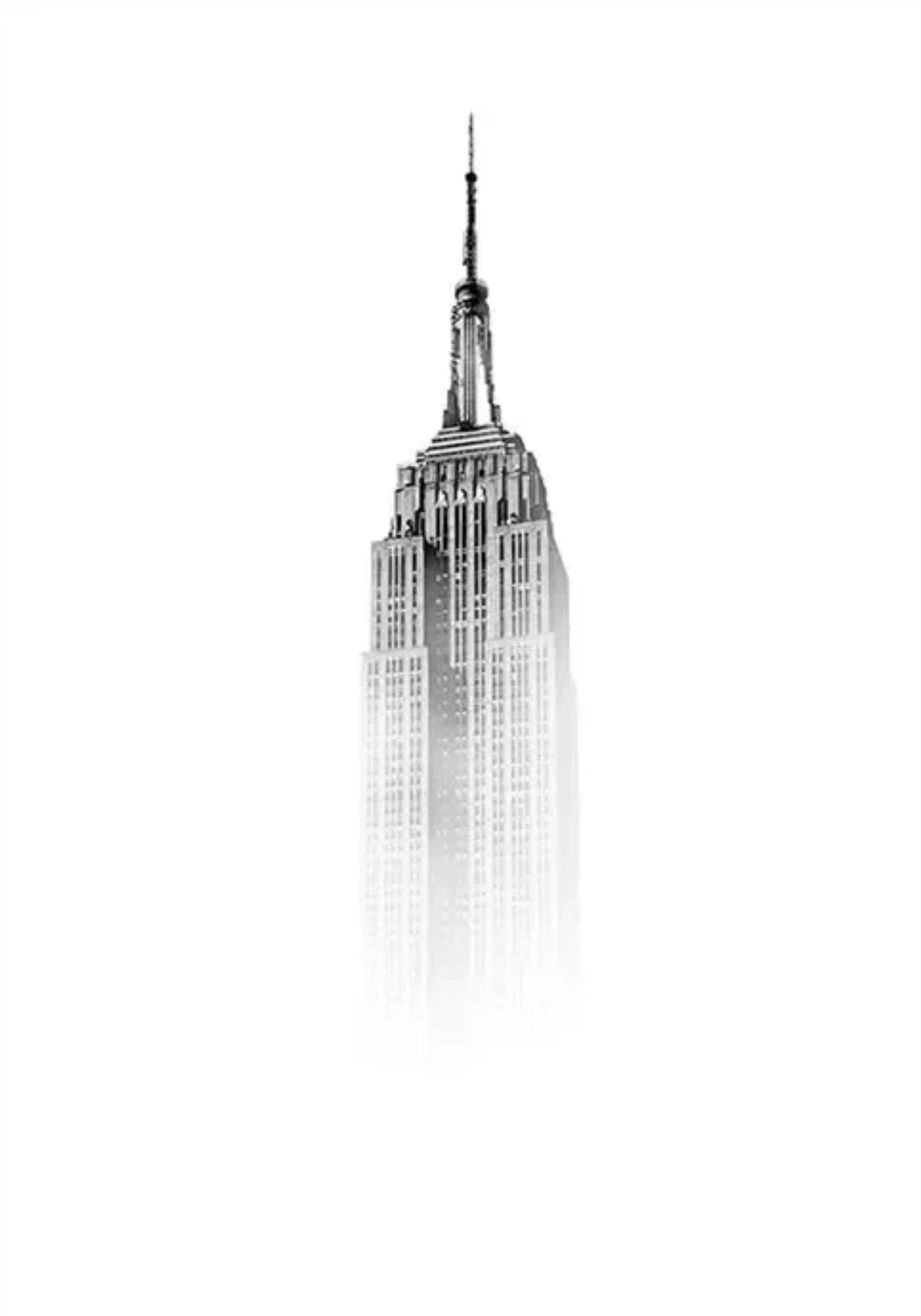 Empire State Building | Minimalistischer New Yorker Wolkenkratzer