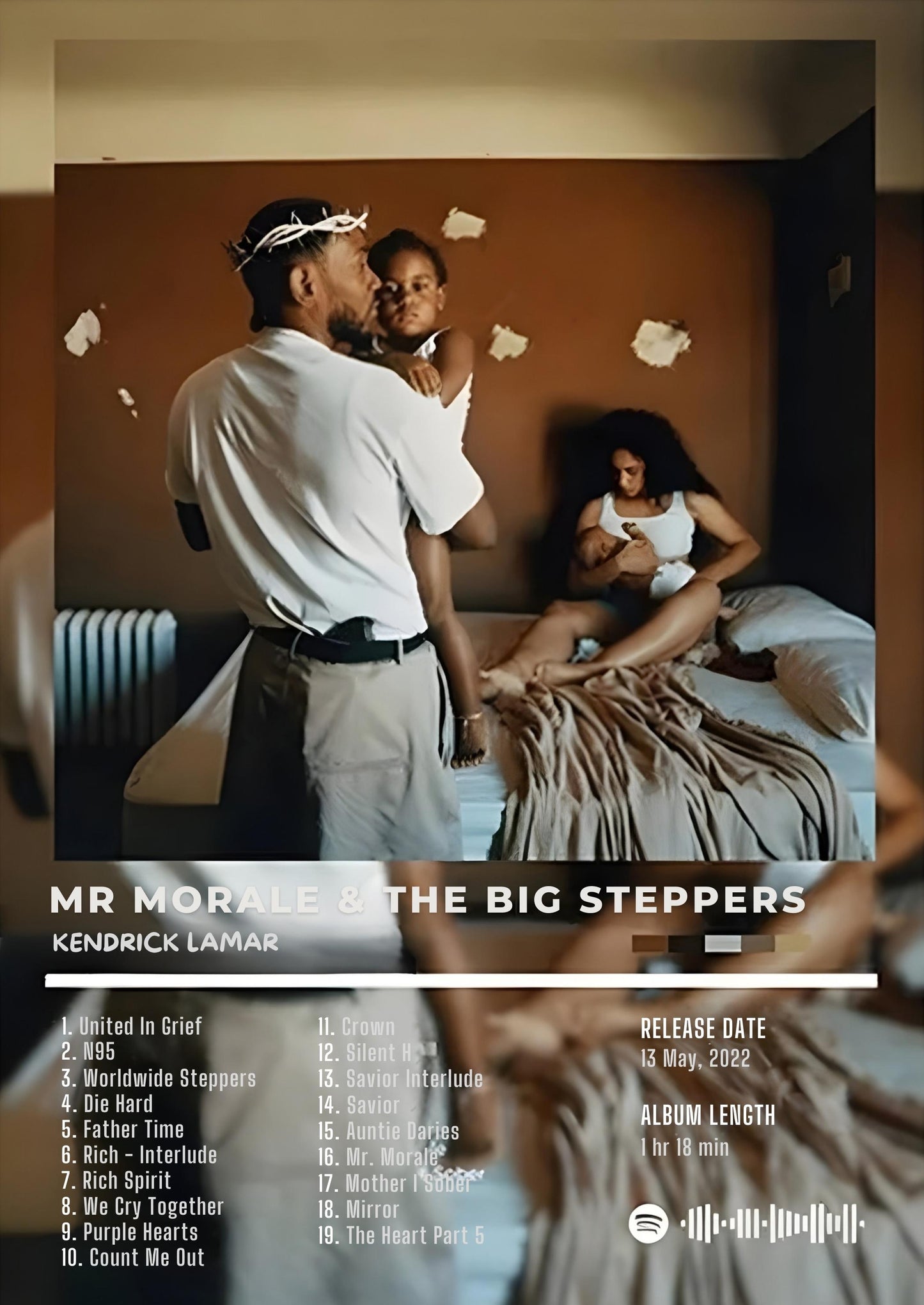 Mr Morale & The Big Steppers | Kendrick Lamar | Iconic Rap Art