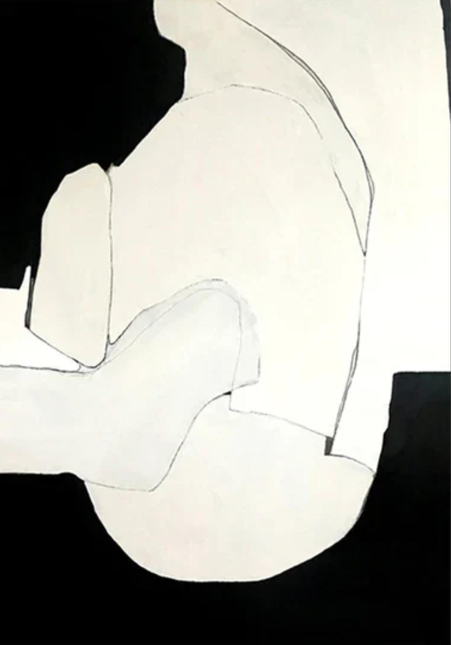 Form im Nichts | Abstrakte minimalistische Kunst