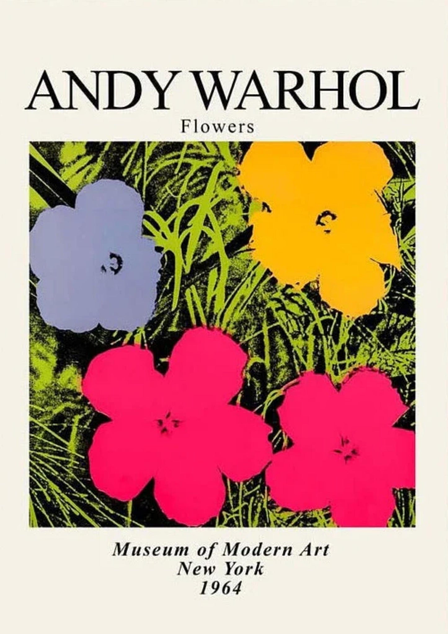 Andy Warhol | Lebendige Blumen, Reproduktion von 1964