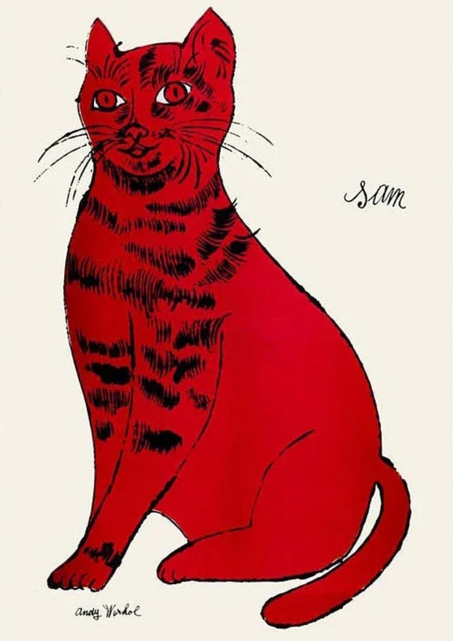 Sam die Katze | Andy Warhol Pop Art