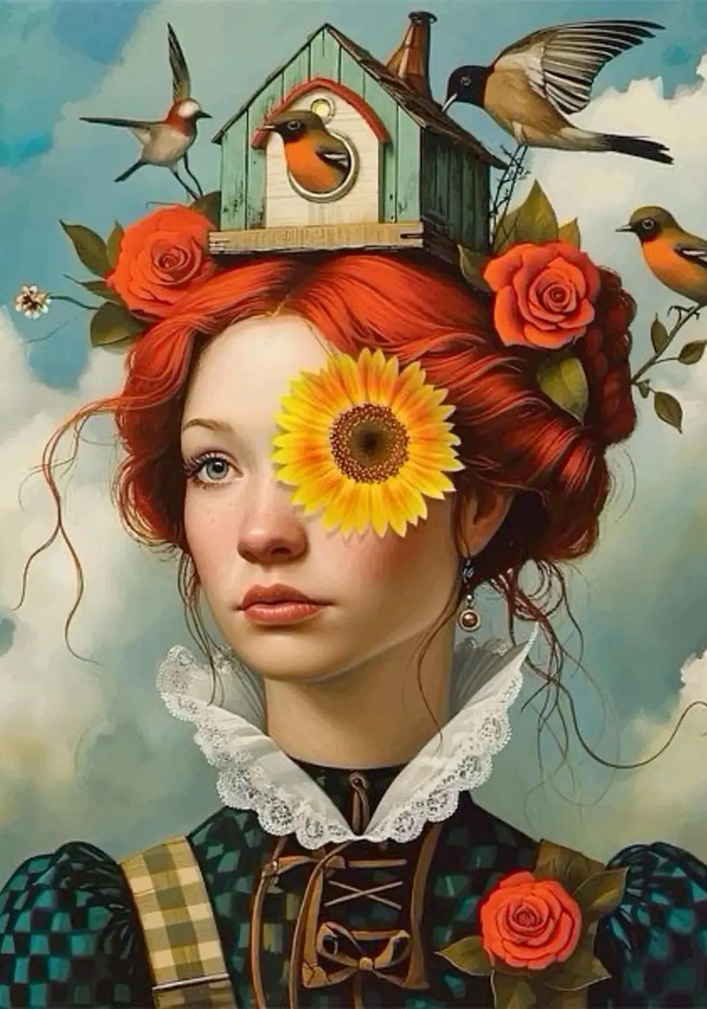 Floral Girl | Rustikale Volierensymphonie