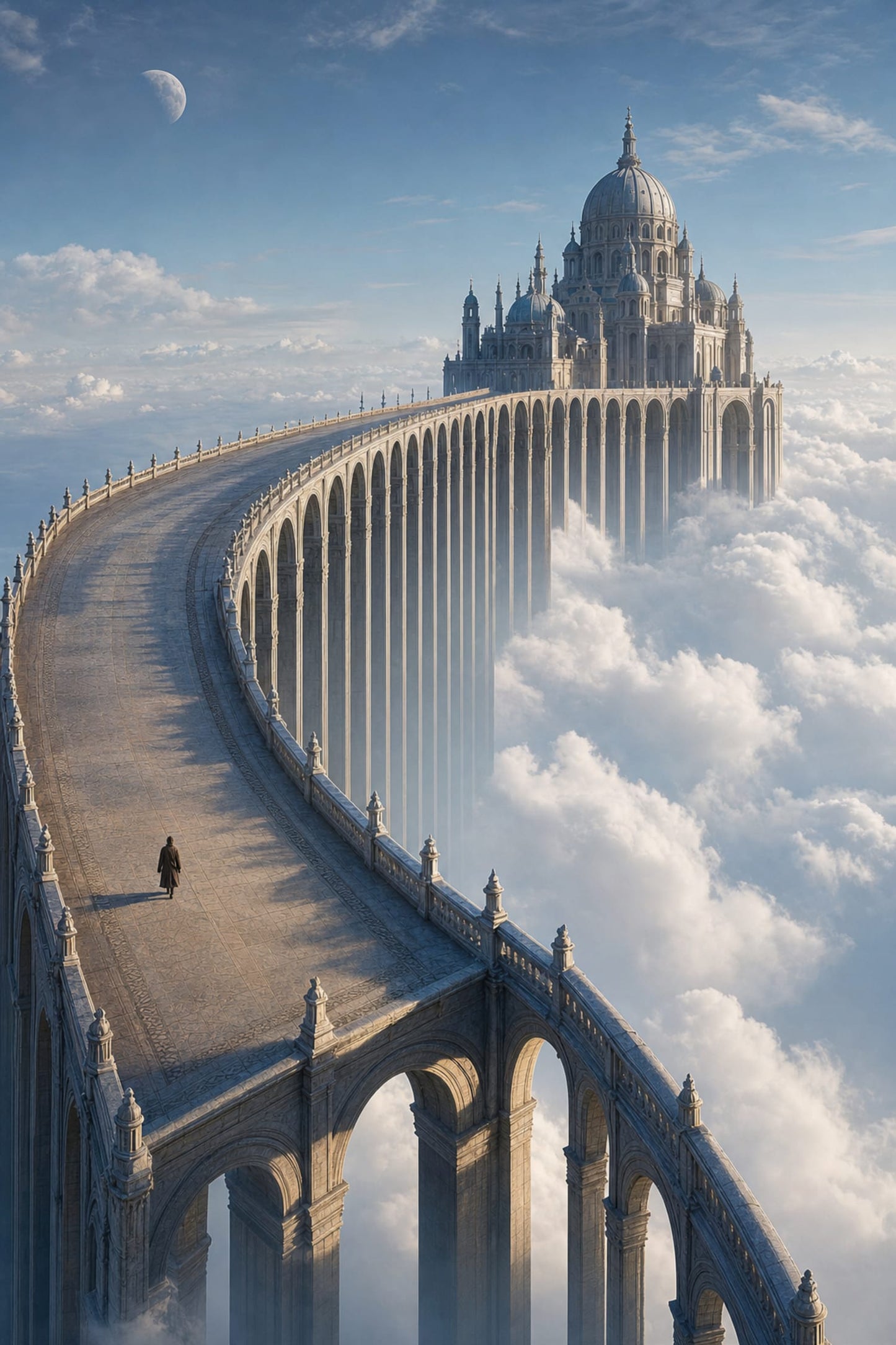 MAJESTIC CASTLE IN CLOUDS