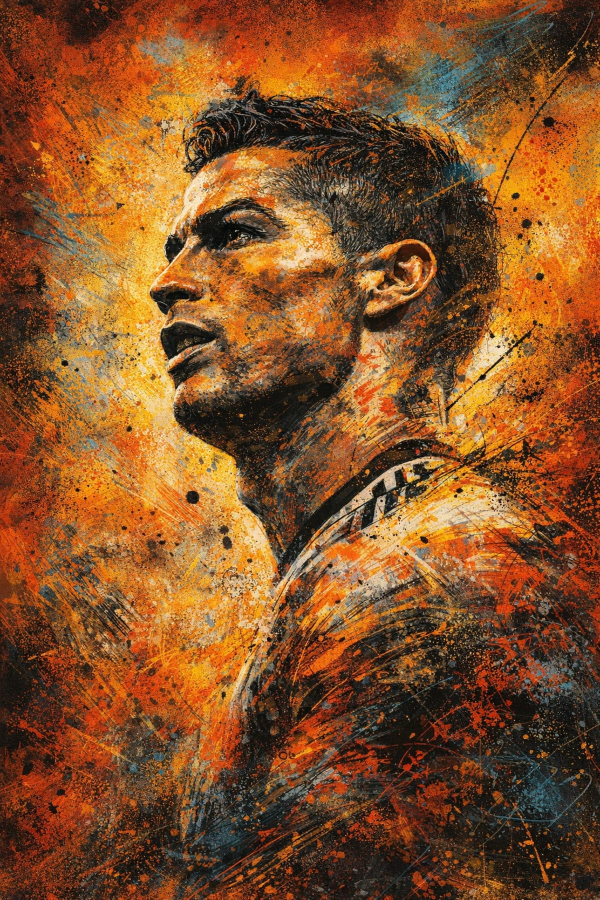 CRISTIANO IN SPLATTER