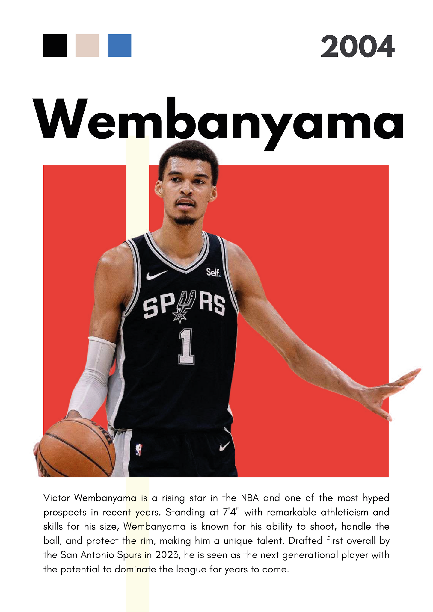 Victor Wembanyama | Spurs 2023 | Iconic Jersey
