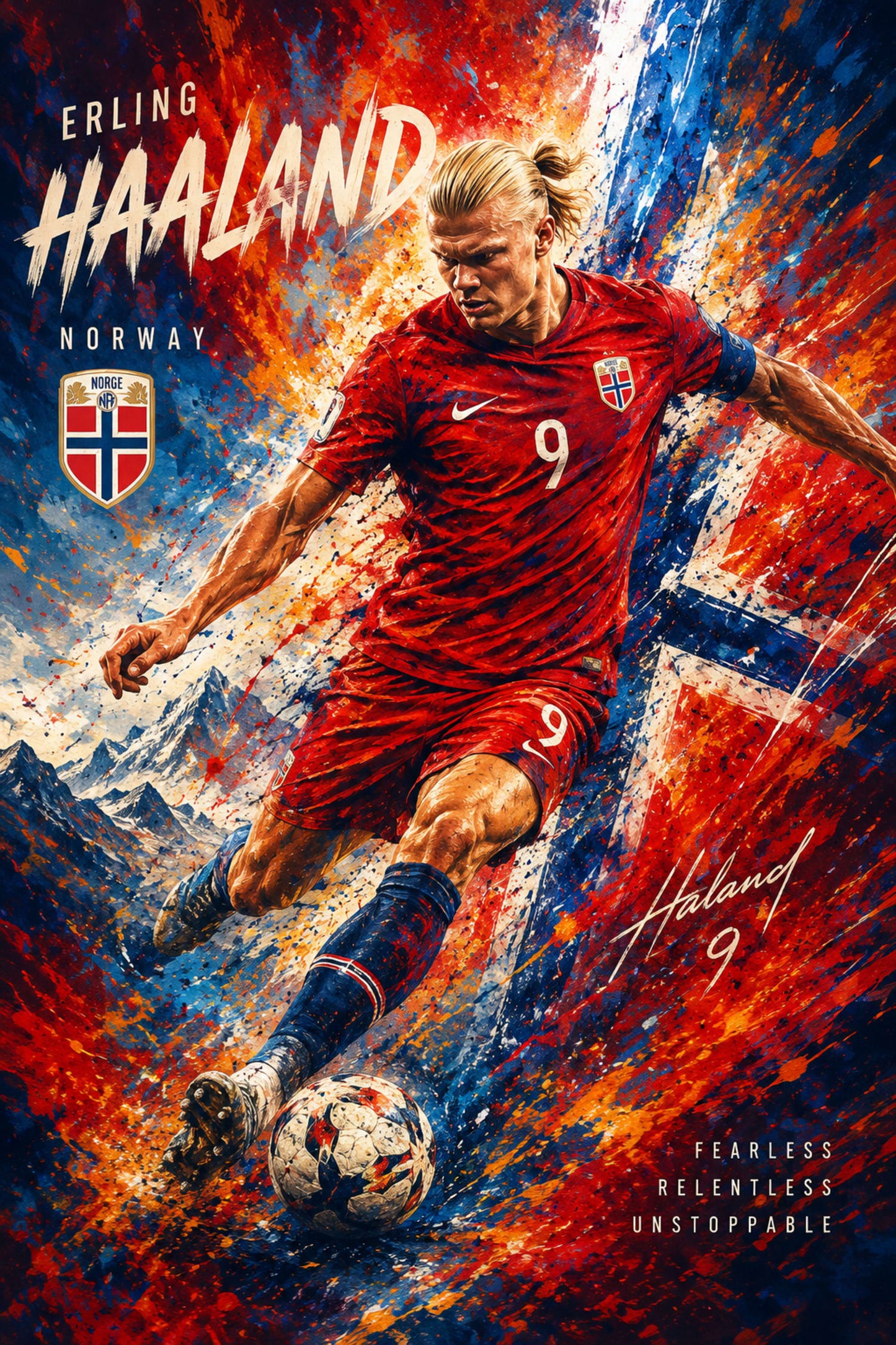 ERLING HAALAND EN ACTION