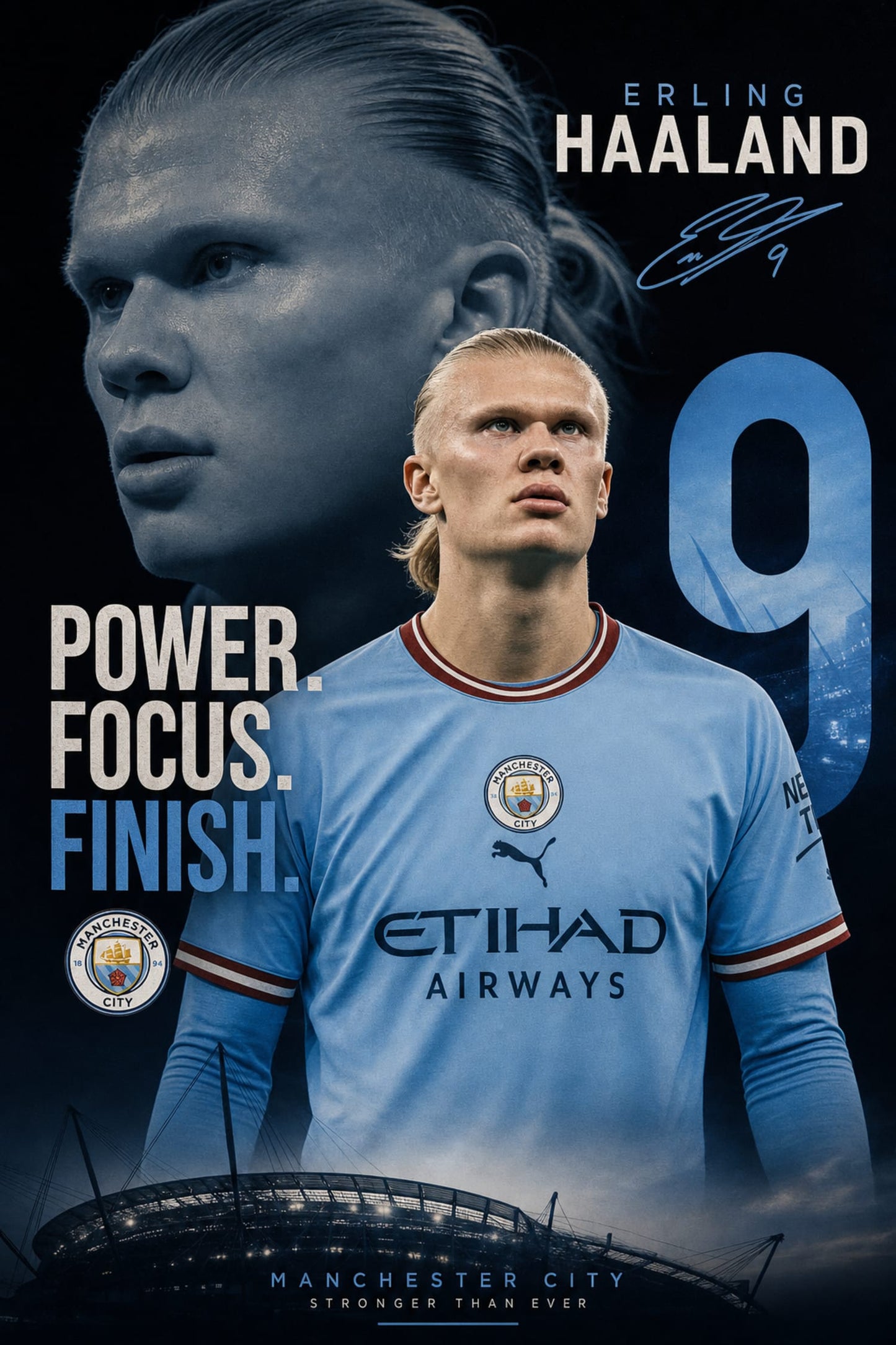ERLING EN BLEU