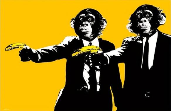 "Pulp Fiction" Poster | English Do You Speak It? | Monkey Artwork | Home Decor