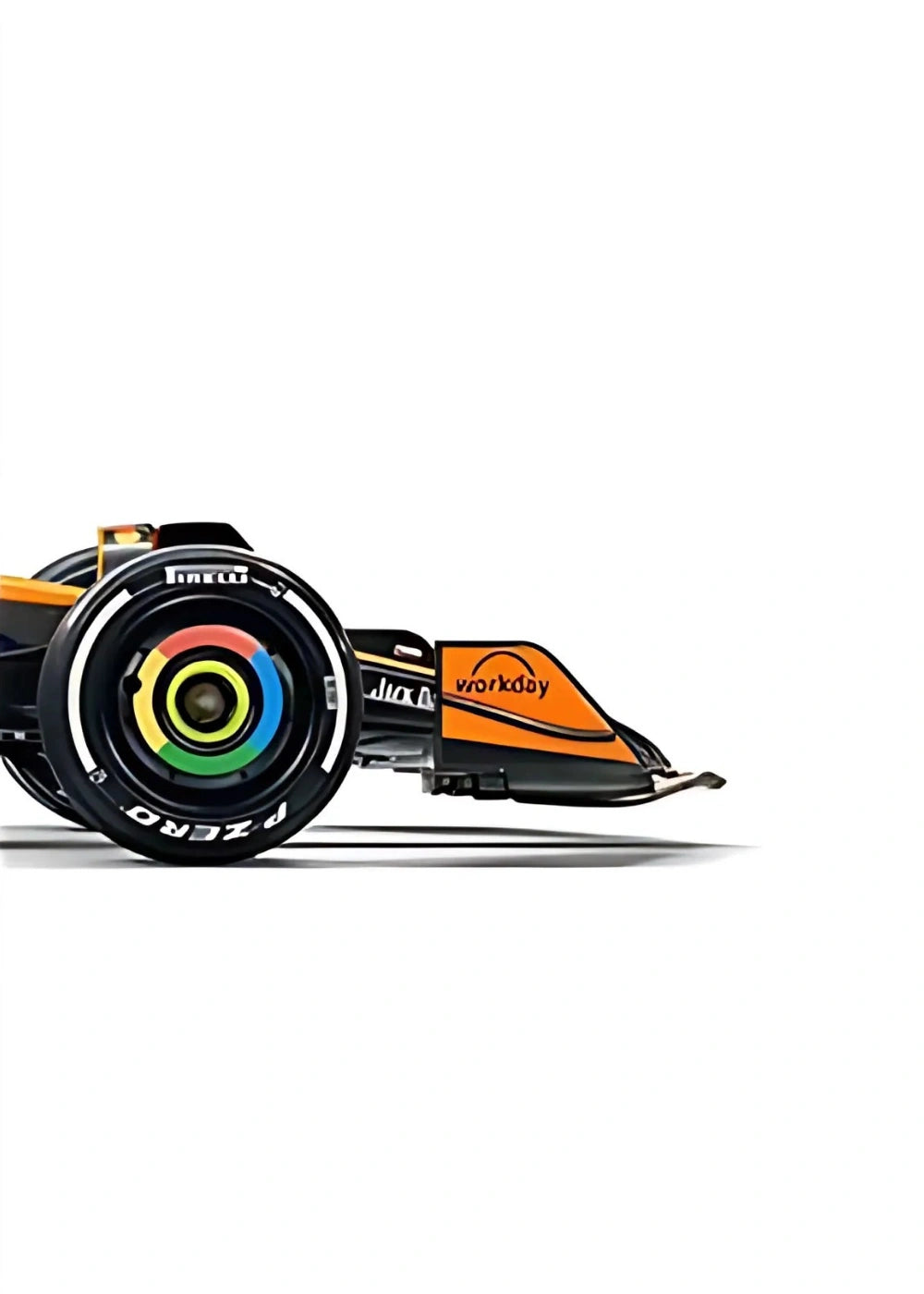 3-teilig | Lando Norris McLaren MCL39 Saison 2025 | Dreiteiliges Formel-1-Rennwagen-Poster | Lebendige Darstellung des gesamten Fahrzeugprofils | Kunstwerk in Sammleredition