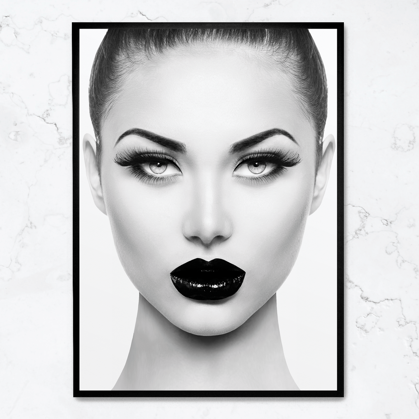 Poster „Pure Beauty“ | Wandkunst | Wohndekor | Ästhetisches visuelles Kunstwerk | Elegantes Design | Zeitgenössischer Druck