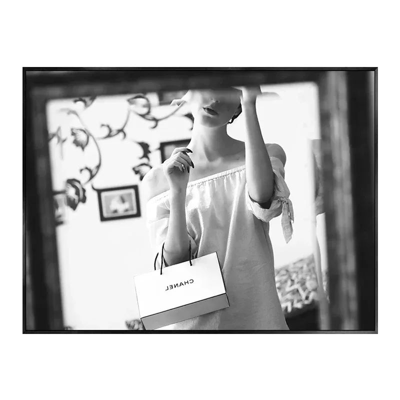 Serene Reflections | Urban Rush Scene | Tranquil Cityscape Poster | Calm & Peaceful Urban Poster | Contemplative Wall Art | Stylish Home Decor