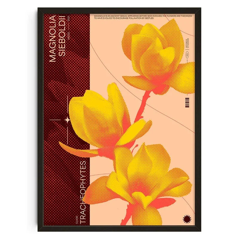 Abstrakter Vintage-Leinwanddruck | Retro-Wandkunst-Poster für Wohnzimmer & Schlafzimmer | Mid-Century-Dekor