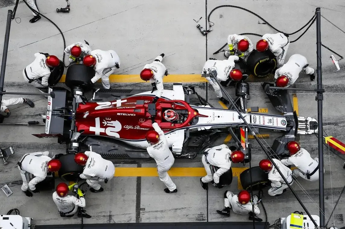 Kimi Raikkonen Pitstop | Alfa Romeo 2020 Poster | Precision & Performance Motorsport Art Decor