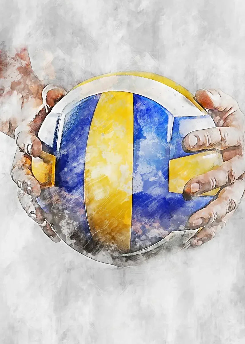 Volleyball Poster | The Spirit of Sport | A Celebration of Passion and Perseverance | Wall Art Decor
