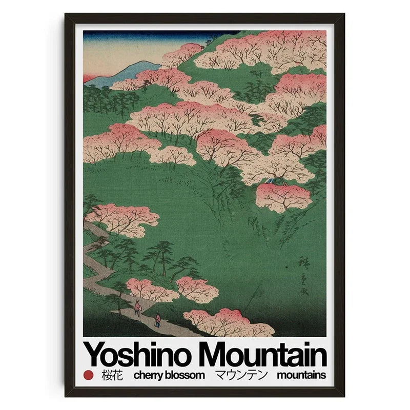 Abstrakter Leinwanddruck im Vintage-Retro-Stil | Wandkunst aus der Mitte des Jahrhunderts | Leinwandgemälde für die Wohnzimmerdekoration | Poster