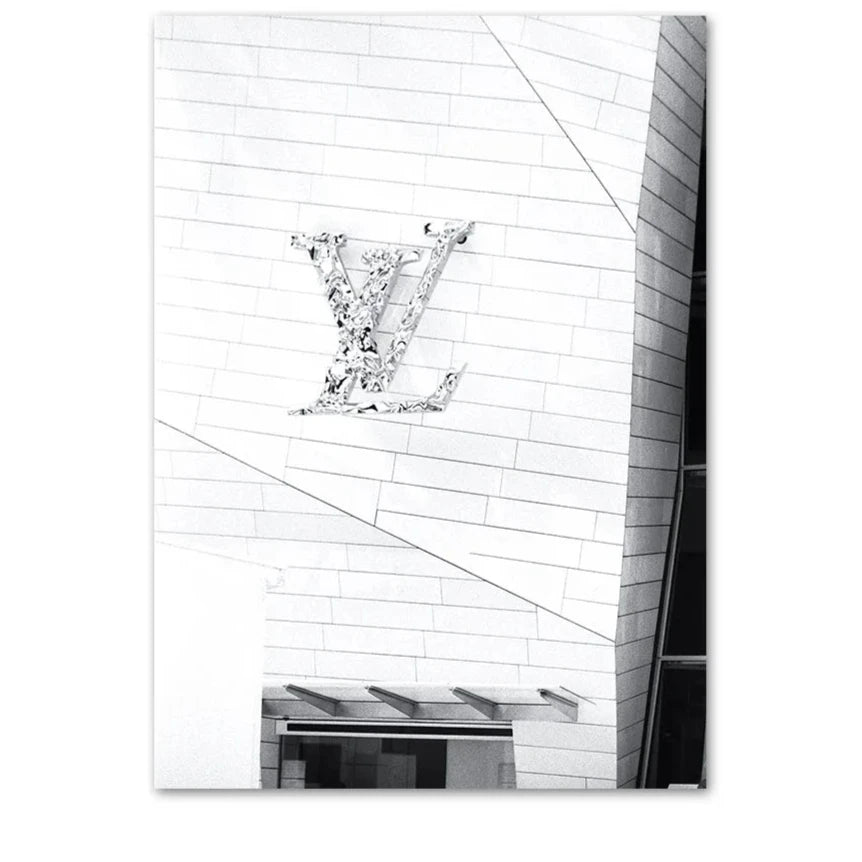 Luxury Diamond Louis Vuitton Poster | Designer Store | High Class Fashion Art | Wall Decor Decor