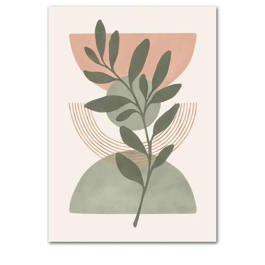 Flora in Focus | Botanical Art Print Poster | Home Decor Wall Art | Nature-Inspired Artwork | Garden-Themed Poster