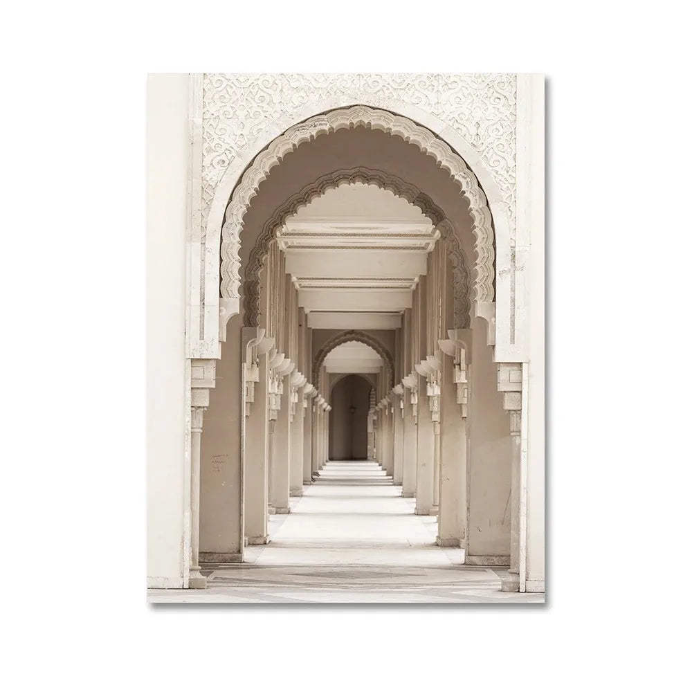 Islamic Architecture Poster | Timeless Islamic Art | Inspiring Faith and Beauty | Home Wall Decor | Cultural Design
