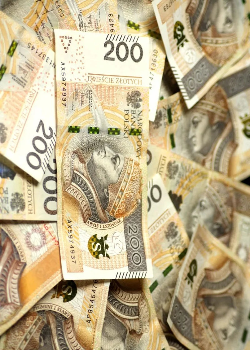 Polish Banknotes Poster 200 Zloty Currency Art, Money Wall Decor | Home Decor | Decoration Poster