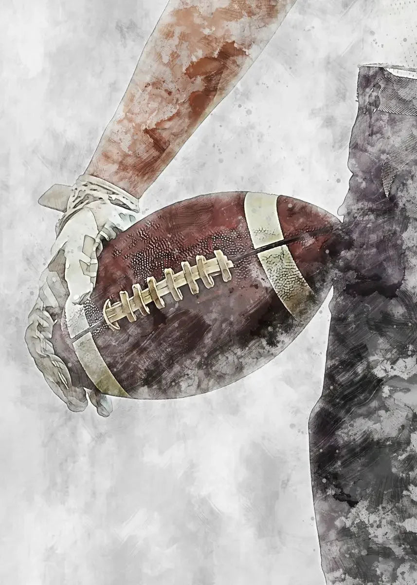 Rugby Spirit | Australian Football Legends | Passion & Perseverance Art | Tribute Poster