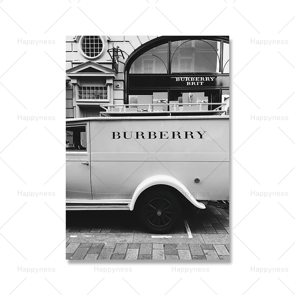 Burberry | Timeless Style Poster | Luxury Designer Print | Classic Elegance Wall Art Decoration