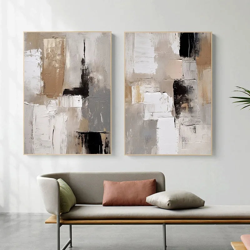 Earthbound Elegance Poster | Muted Reflections | Artistic Home Decor | Wall Art Print | Contemporary Visual Artwork | Modern Interior Design