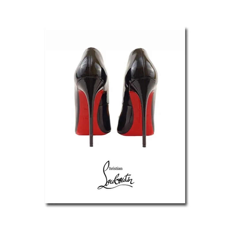 Christian Louboutin High Heels | Fashion Art Poster | Wall Decor for Home