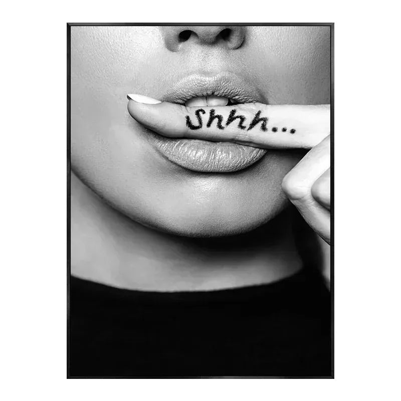 Quiet Mysteries Revealed | Silenced Stories Art Print | Gesture-Inspired Poster for Home Decor