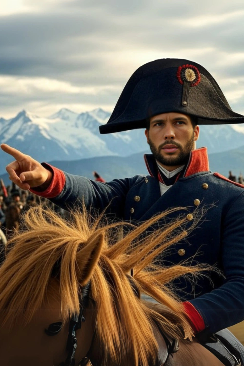 Tristan Bonaparte Poster | Tristan Tate Art | Napoleon Bonaparte Portrait | Emperor of the French | Commander's Call | Epic Historical Drama Decor