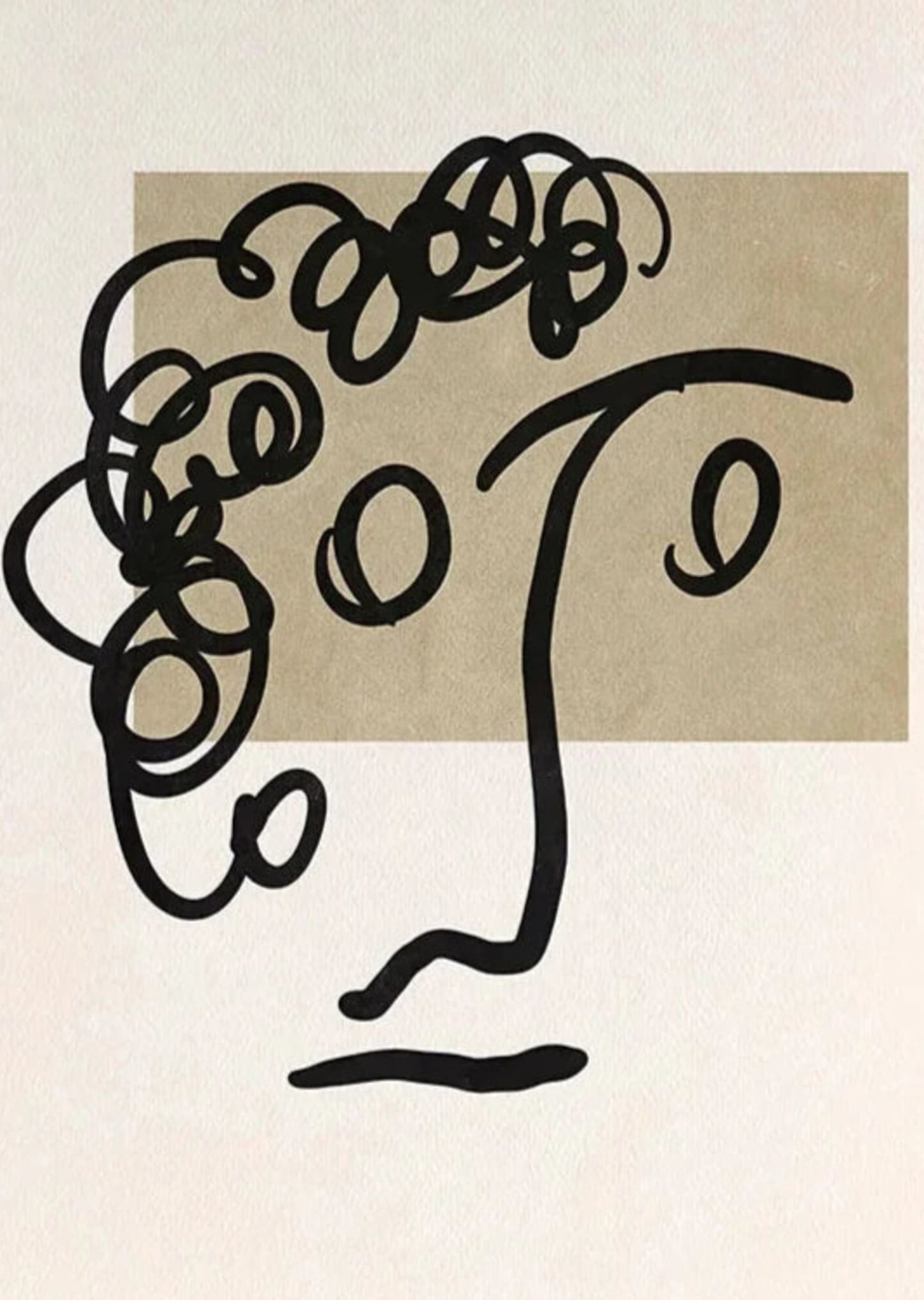 Boundless Lines Poster | Abstract Art Print | Modern Wall Decor | Artistic Home Ambiance | Large Contemporary Design | Interior Decoration