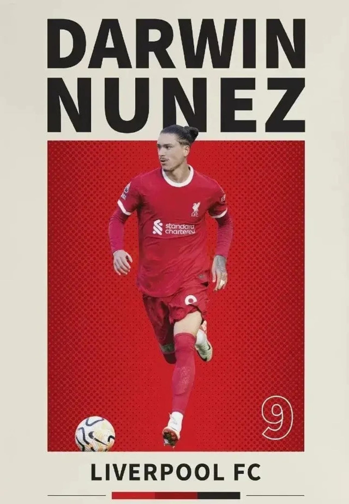 Darwin Nunez | Fußballstar-Poster
