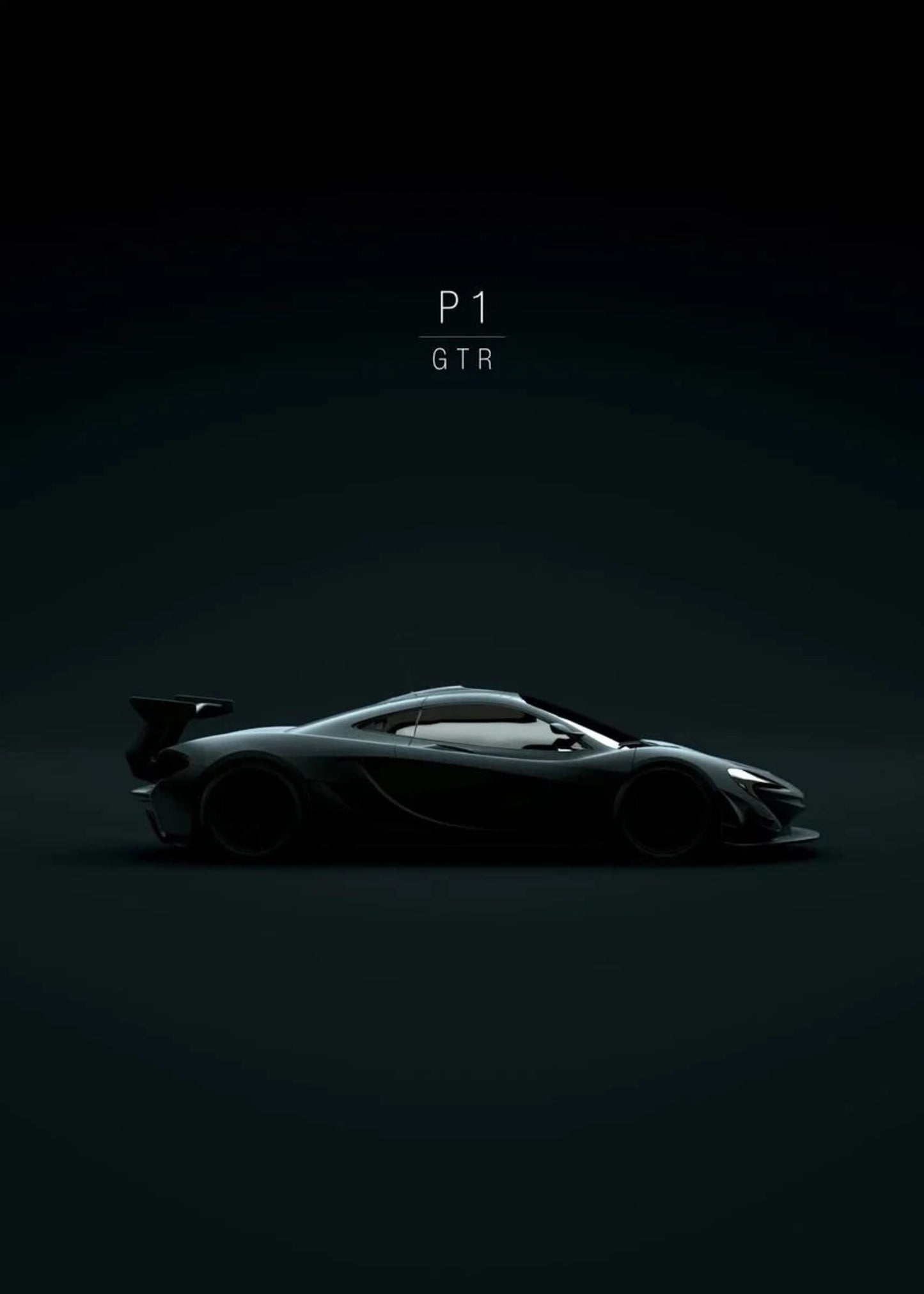 McLaren P1 GTR | Luxe Supercar Kunst