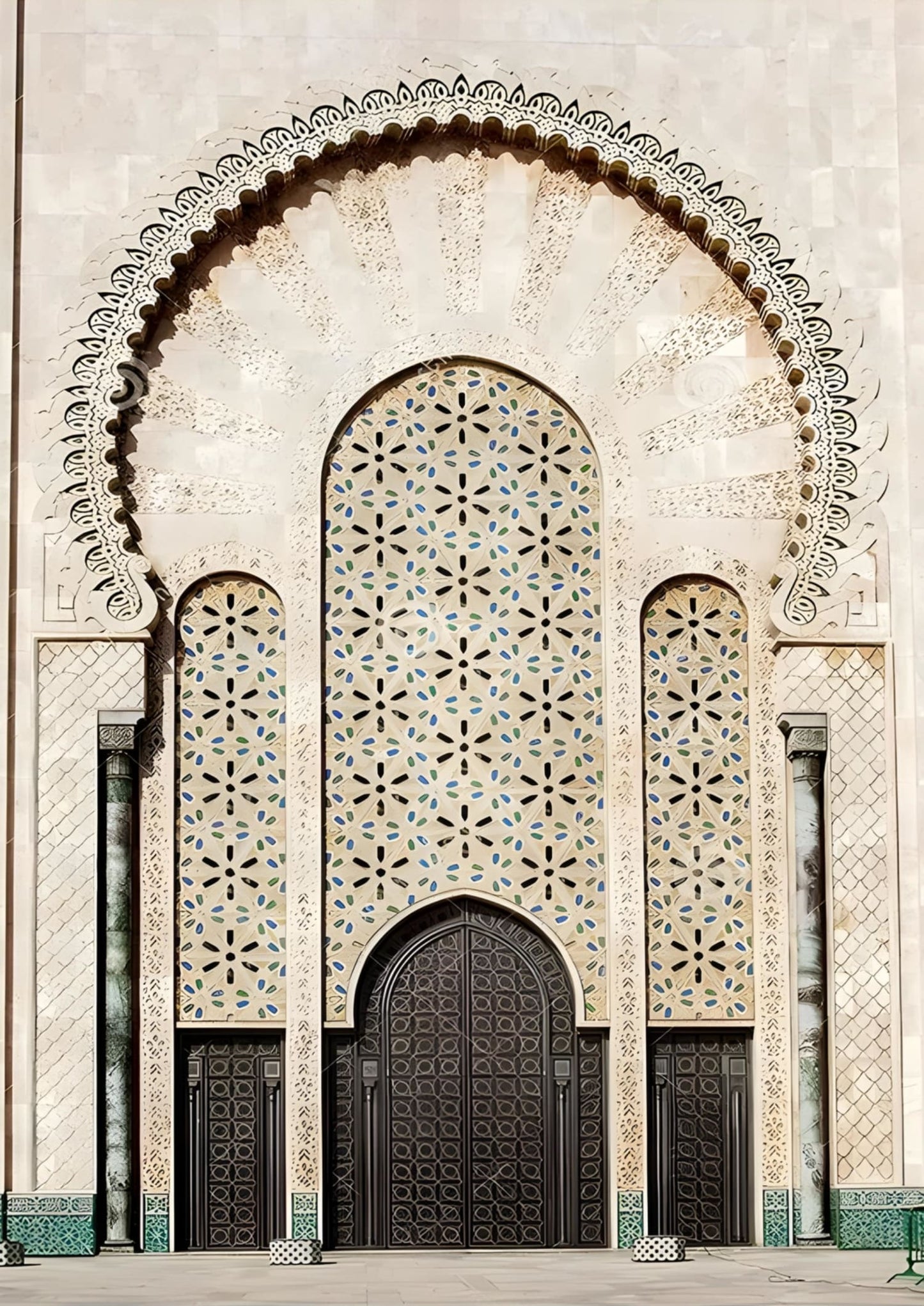 Majestueuze Moskee Poort | Kunst van Islamitische Architectuur