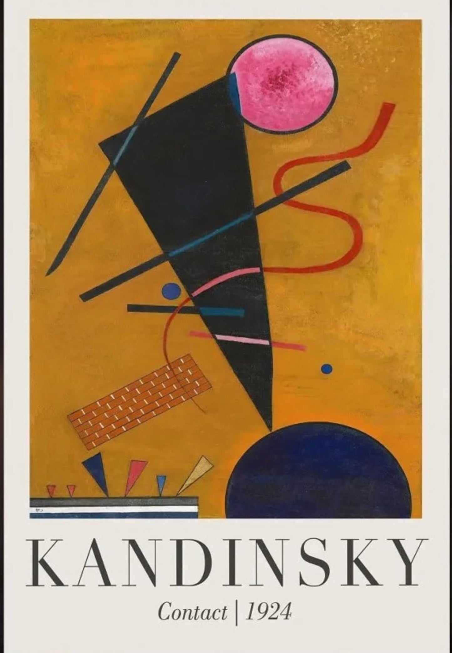 Contact | Wassily Kandinsky | 1924 | Classic Art Exhibition Poster