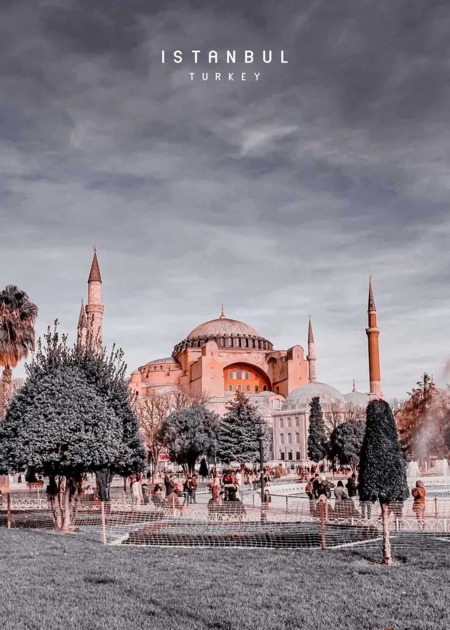 Hagia Sophia Winter Scene | Snow-Covered | Istanbul