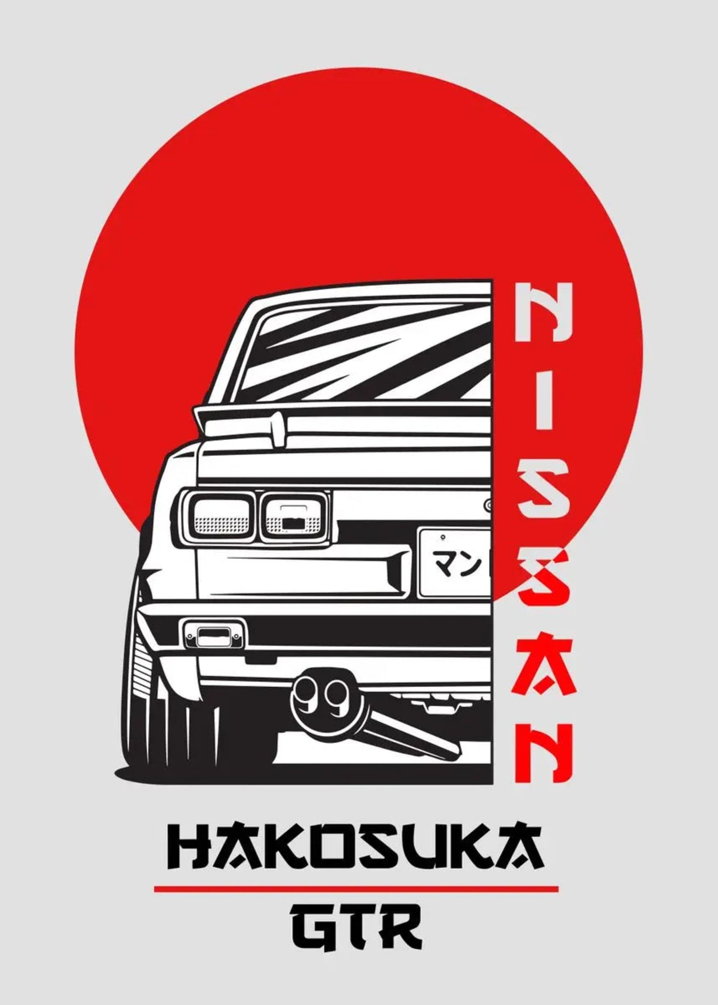 Nissan Hakosuka GTR | Klassieke Japanse Auto Kunst