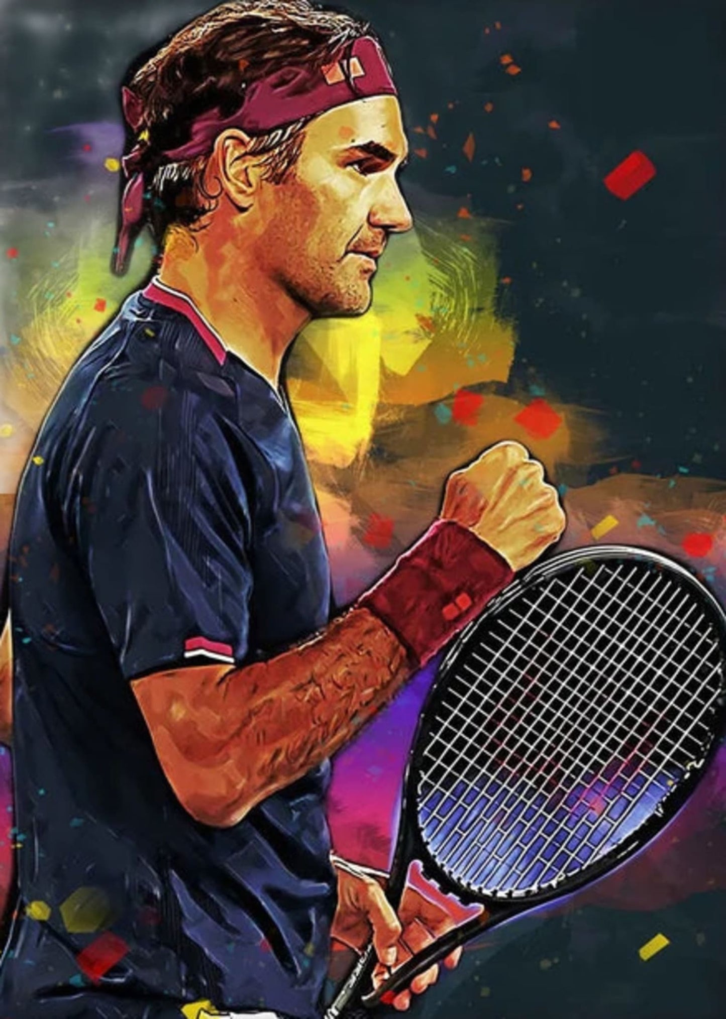Roger Federer | Gefocuste Tennis Kunst