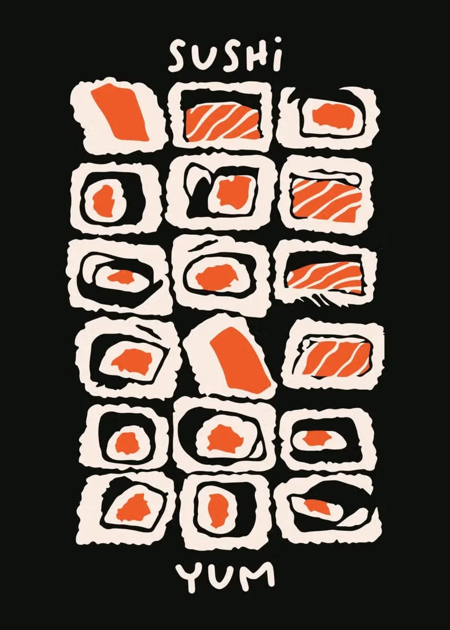 Japanisches Kawaii-Sushi | Küchendekoration