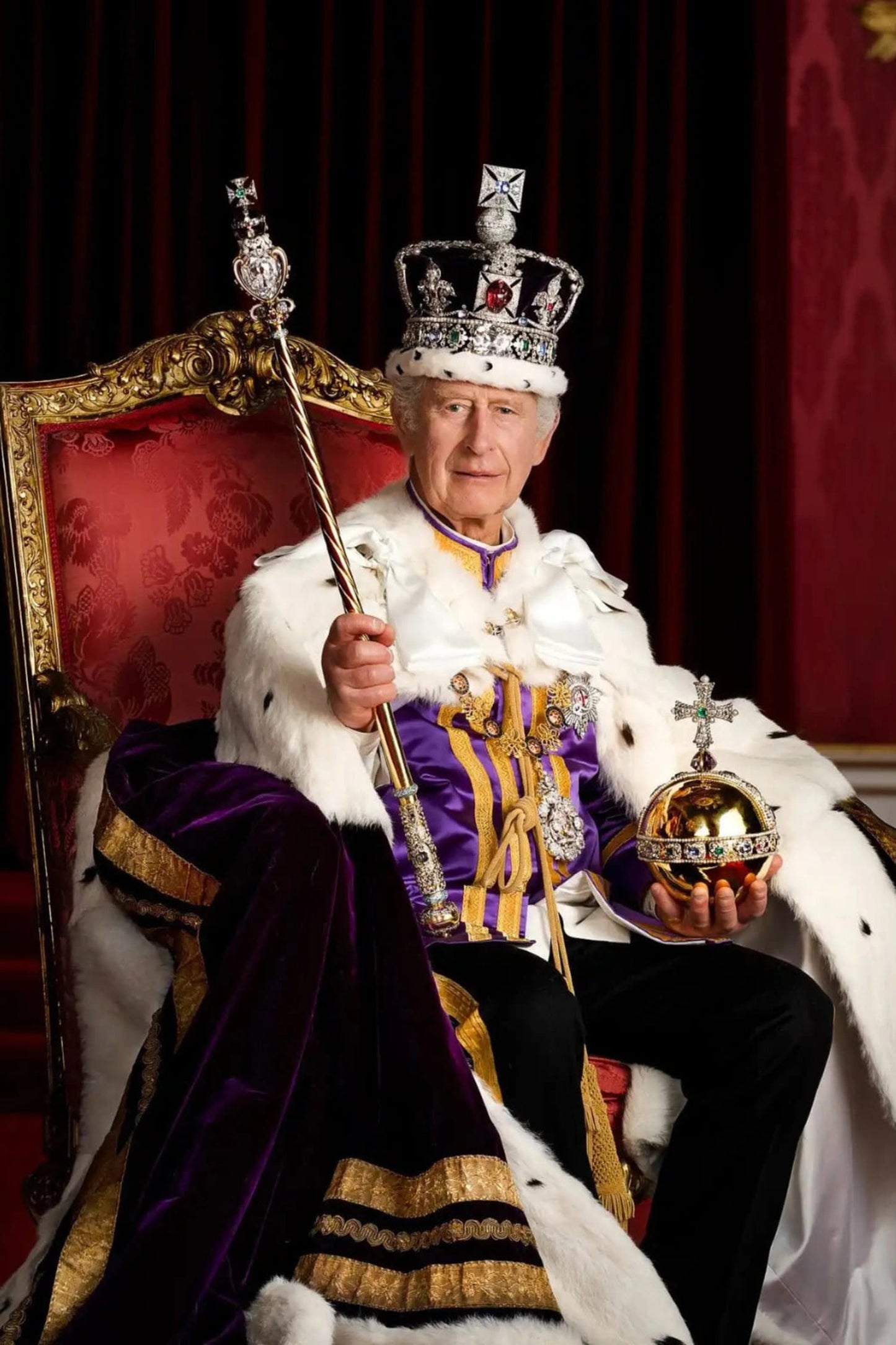 Krönung von König Karl III. | Authentisches Porträt