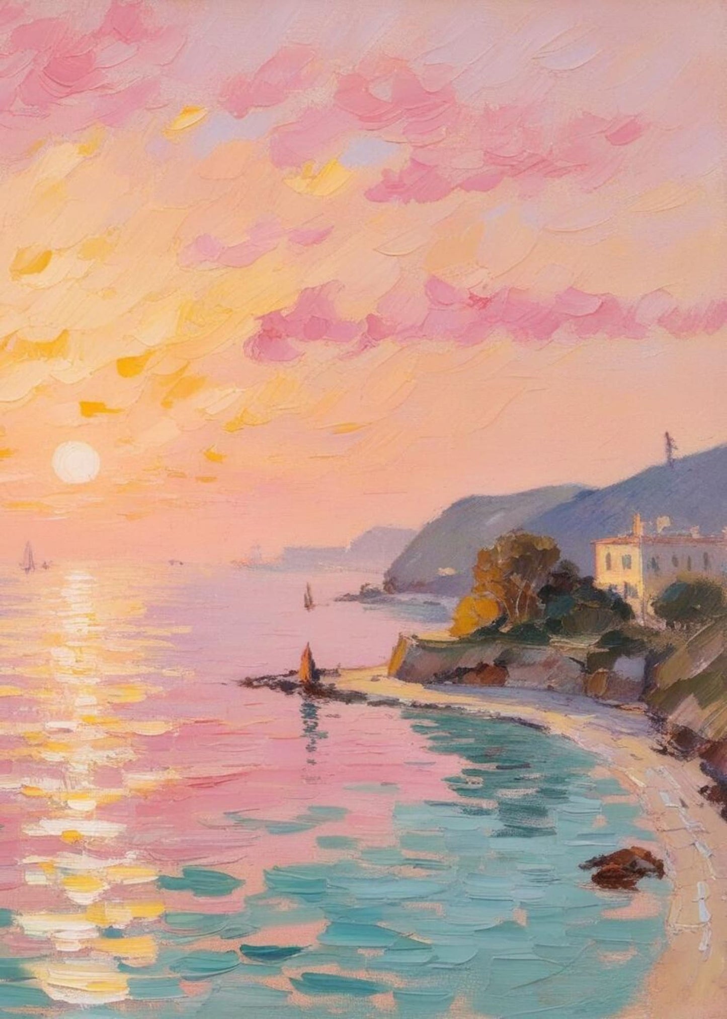 Küstenstrandszene | Ruhige Meereslandschaft