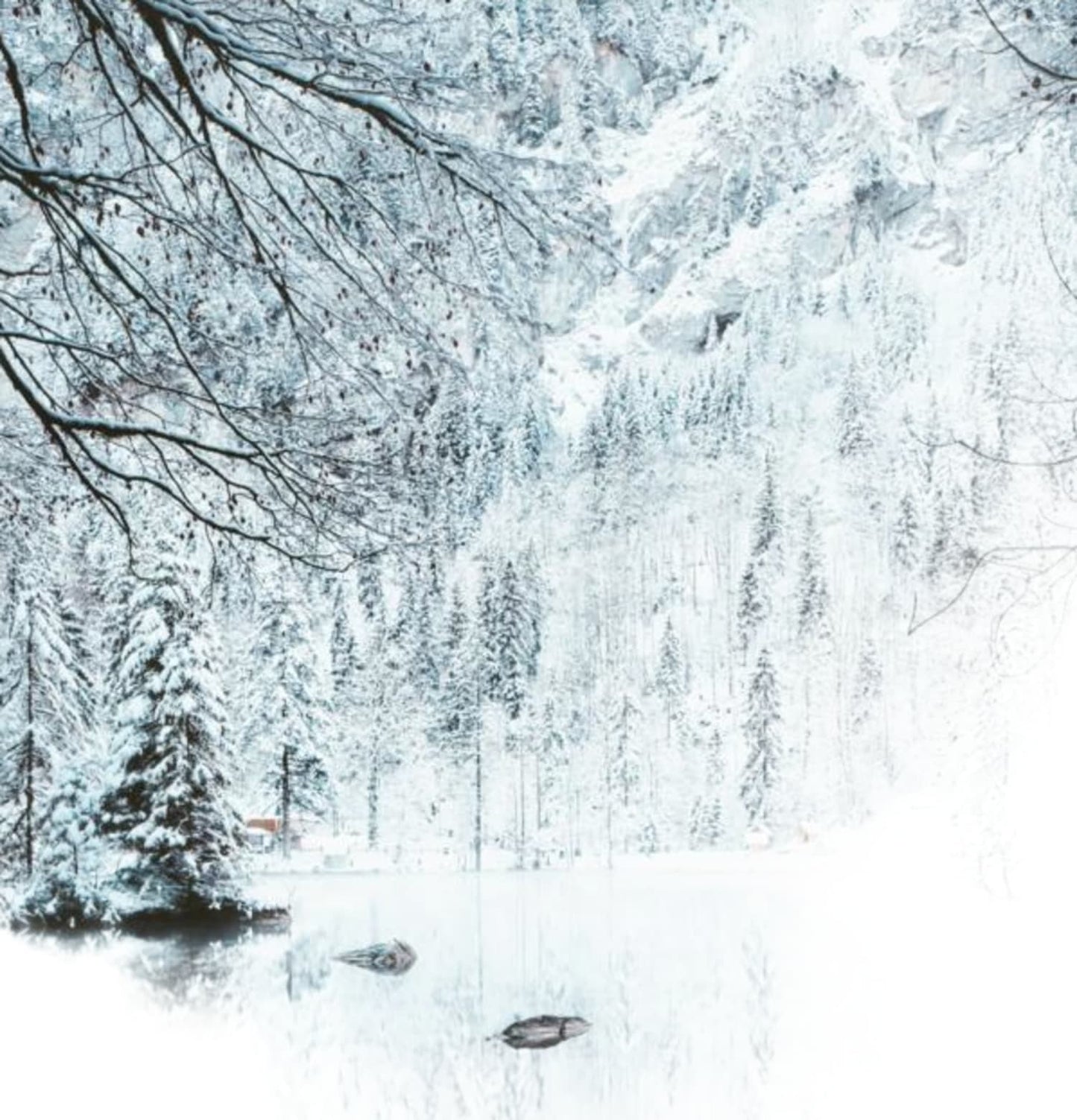 Winterlandschaft | Eissee-Szenerie