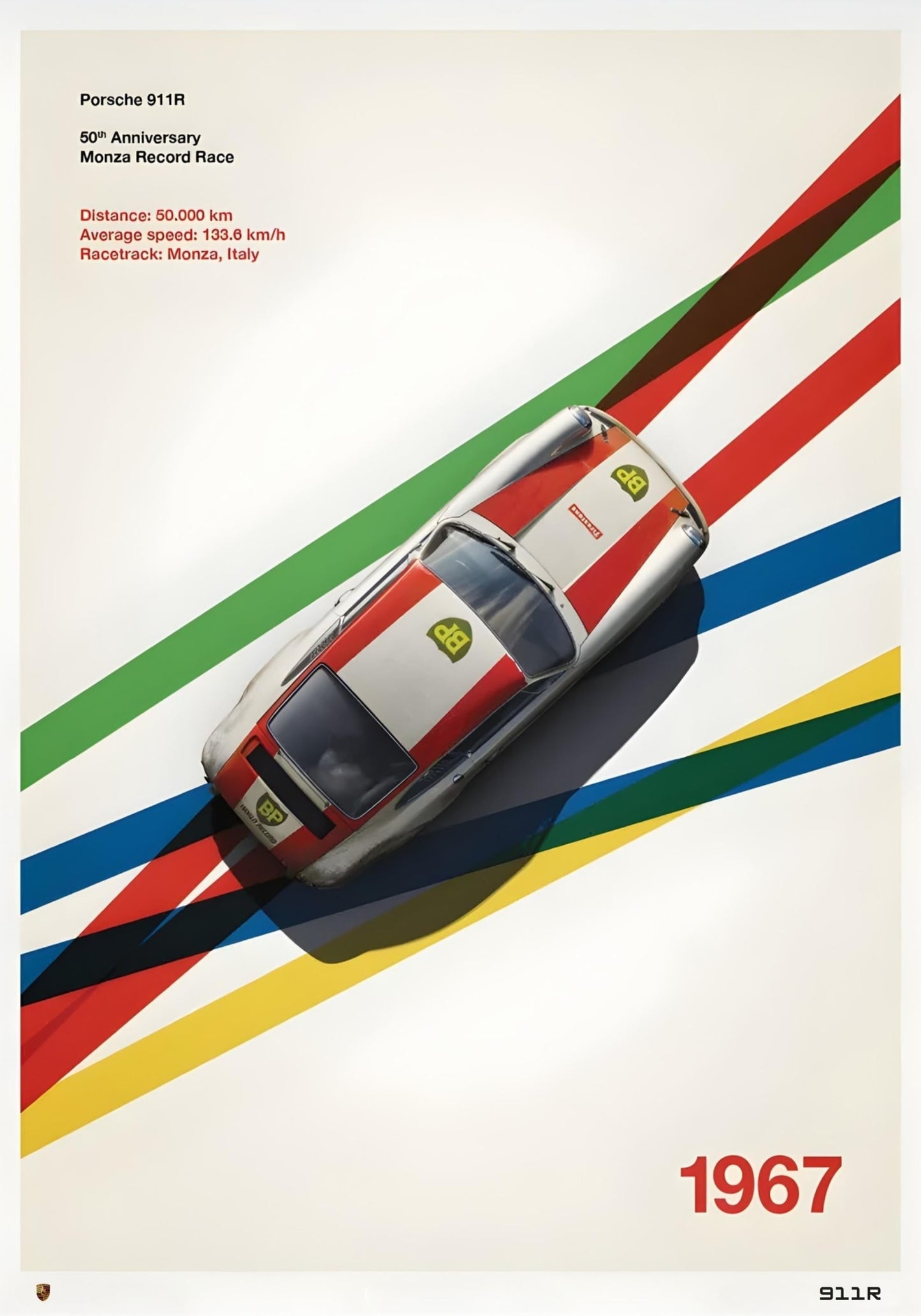 Porsche 911R | Monza-Rekordrennen 1967