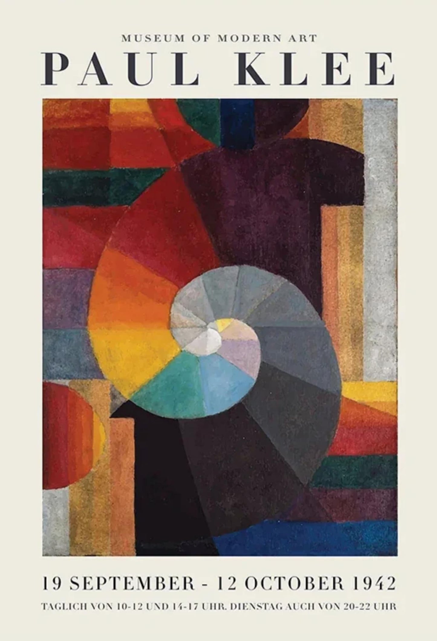 Die Begegnung von Paul Klee | Abstrakt | Leuchtende Farben