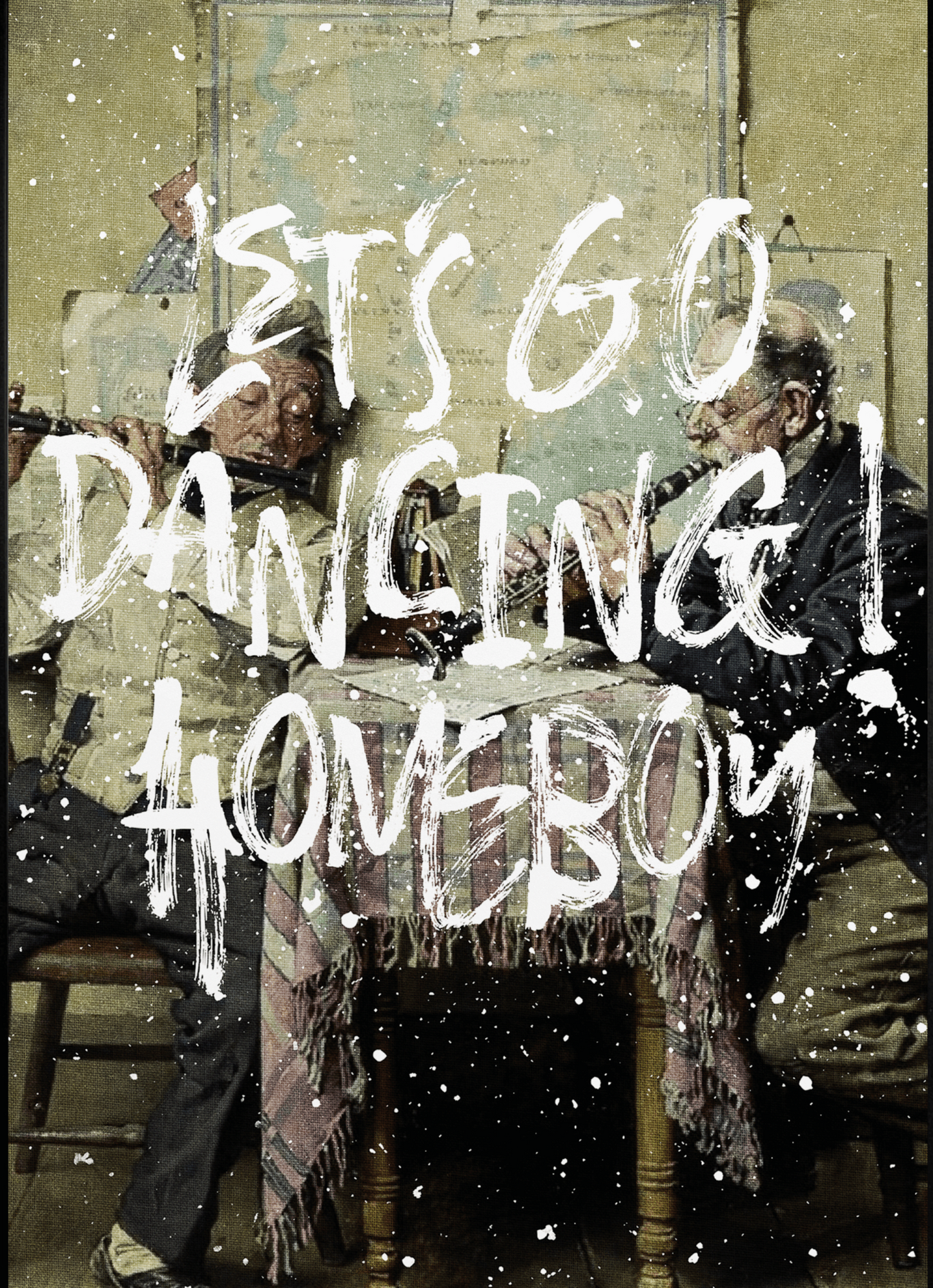 Lass uns tanzen gehen, Kumpel! | Lebendige Kunst