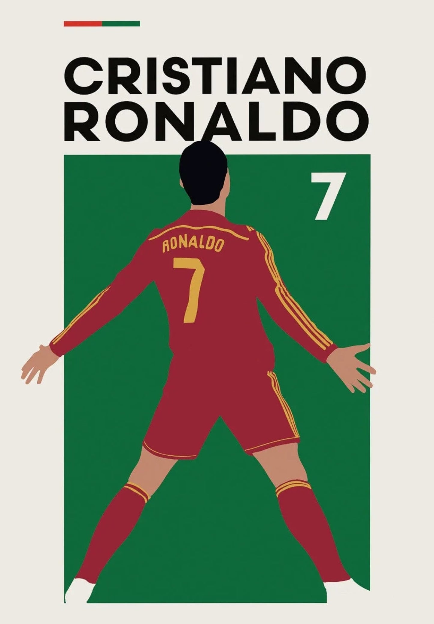 Cristiano Ronaldo | Fußball-Ikonen-Kunst
