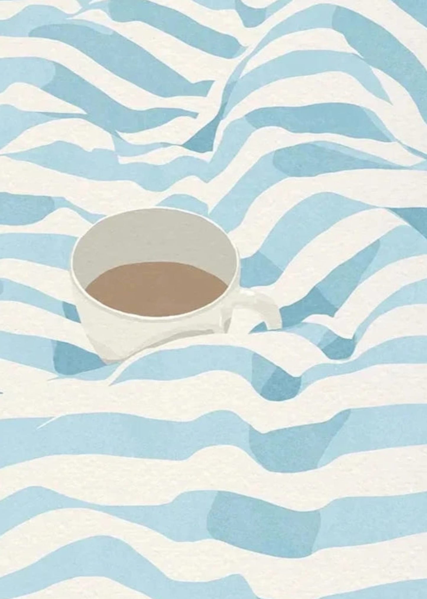 Fantastical Humans Poster | The Art of Playfulness | Lazy Day Brews Design | Ideal for Home Decor | Start Your Day with Comfort in a Visual Delight